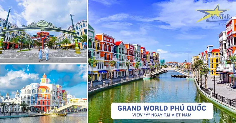 Check-in Grand World - Tour Phú Quốc 3 Ngày 2 Đêm