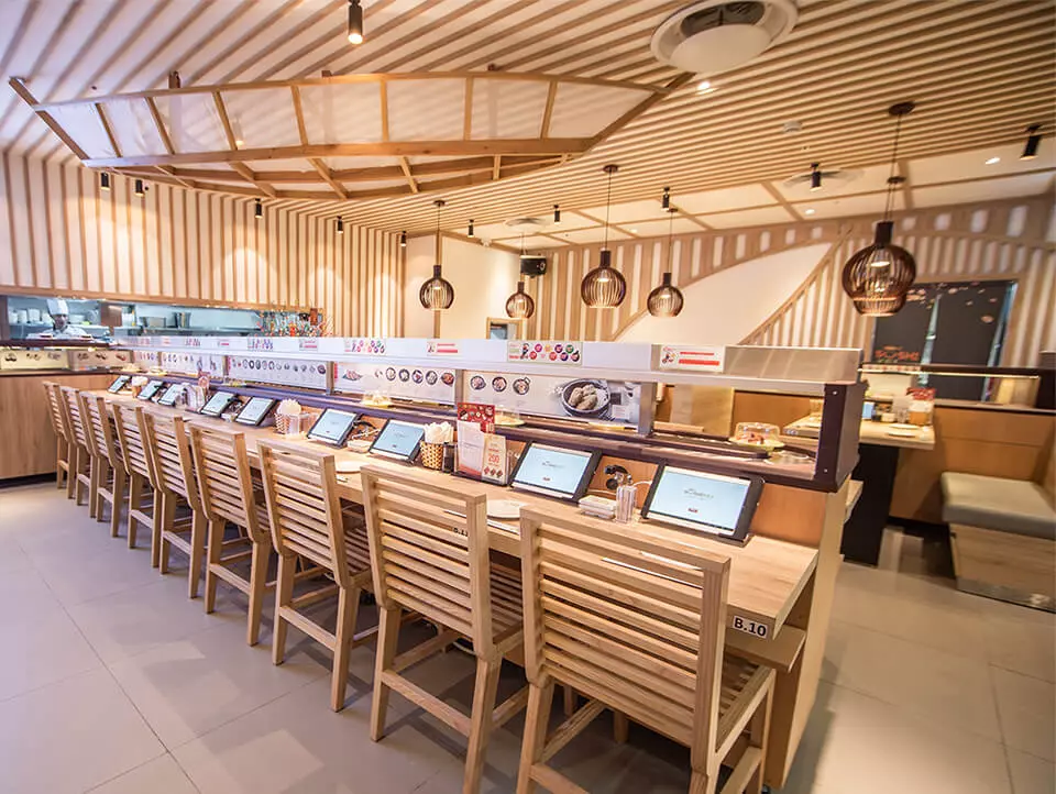 Nhà hàng Sushi Kei có thiết kế mang đậm phong cách Nhật