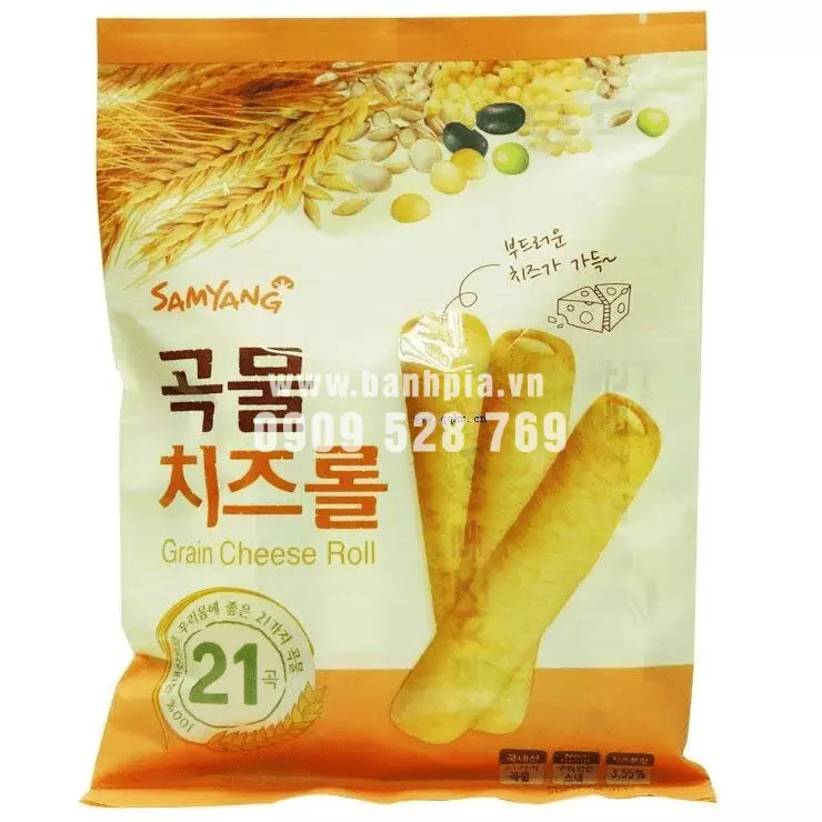 Bánh xốp ngũ cốc Samyang