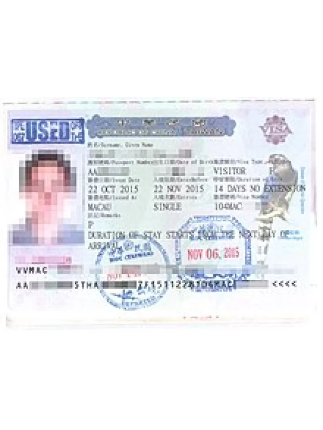   Chính sách visa của Đài Loan